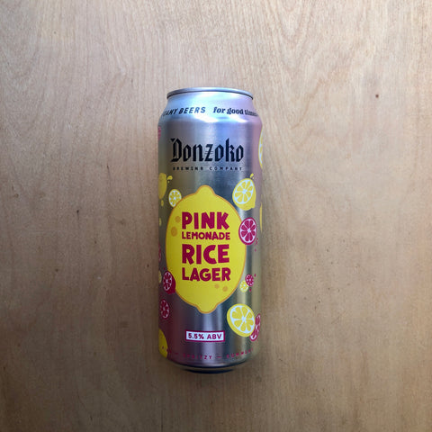 Donzoko - Pink Lemonade Rice Lager 5.5% (500ml)