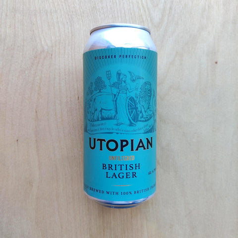 Utopian - Unfiltered British Lager 4.7% (440ml)